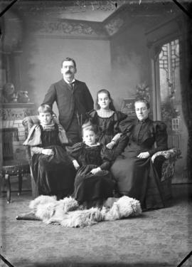 Photograph of J. Carmichael and family