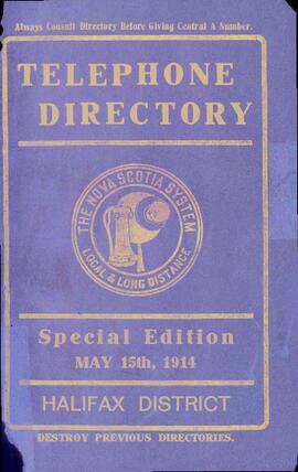 MT&T telephone directory - 1914 (special edition, Halifax District)