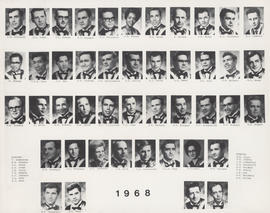 Composite photograph of the Faculty of Medicine - Class of 1968