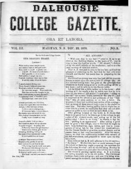 The Dalhousie College Gazette, Volume 3, Issue 3