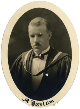 Portrait of Herbert de Montfort Haslam : Class of 1926