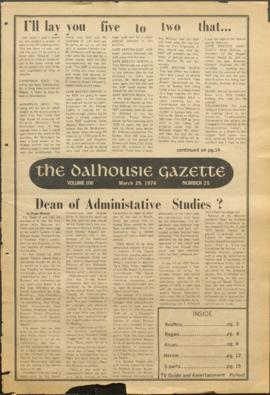The Dalhousie Gazette, Volume 106, Issue 25