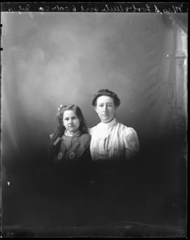 Photograph of Mrs. S. Foot & daughter