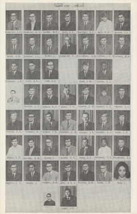 Composite photograph of the Faculty of Medicine - Fifth Year Class 1972-1973 (Anderson - Leger)