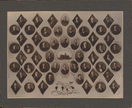 Composite photograph of Arts and Science Faculty and Class of 1905