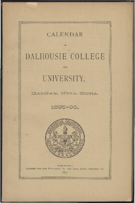 Calendar of Dalhousie College and University, Halifax, Nova Scotia : 1895-1896