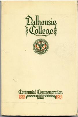 One hundred years of Dalhousie, 1818-1918
