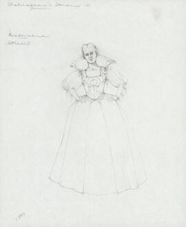 Costume design for Desdemona