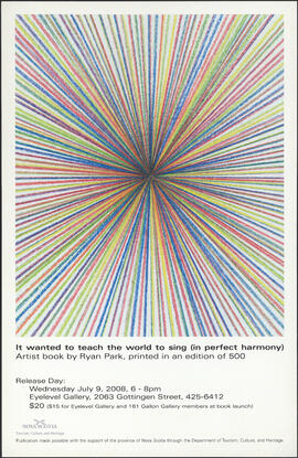 It wanted to teach the world to sing (in perfect harmony) / by Ryan Park