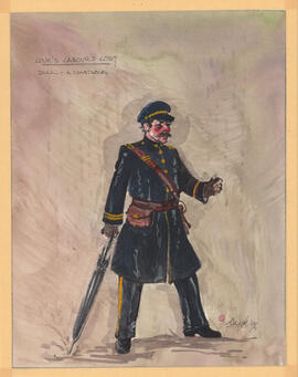 Costume design for Dull, a constable