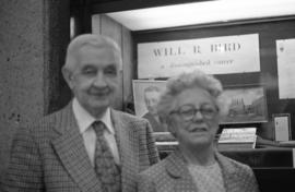 Photograph of Mr. and Mrs. William R. Bird at the Killam Library, Dalhousie University