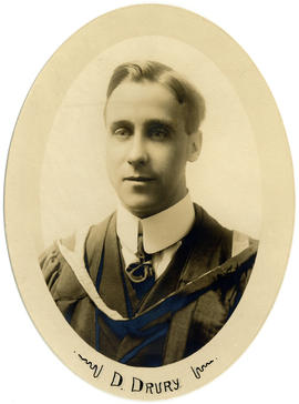 Portrait of David Drury : Class of 1918