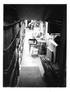 Photograph of the journal stacks in the Medical-Dental Library - 5963 College Street