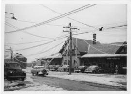 Photograph of Water street in front of the Canadian National telegraph office in Summerside Princ...
