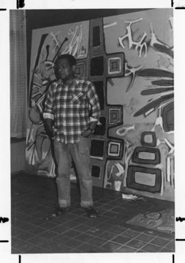Photograph of Aubrey Williams the Howe Hall Muralist