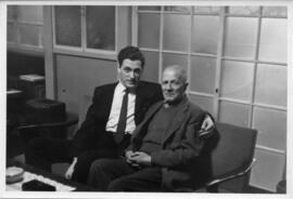 Photograph of Klaus Pringsheim and an unidentified man