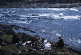 Photograph of a picnic in Sylvia Grinell Territorial Park, Northwest Territories