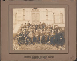 Photograph of Medical Society of Nova Scotia - Wolfville, July 2-3, 1913