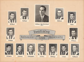 Photographic collage of the Dalhousie University dentistry class of 1961