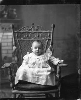 Photograph of the baby of Mrs. Richard Baman