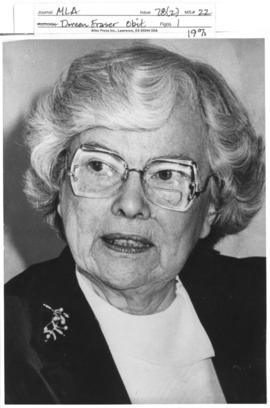 Portrait of Doreen Fraser - Former Head of the Kellogg Library