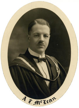 Portrait of Allan Lockhart McLean : Class of 1926
