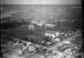 Aerial views of Carleton campus