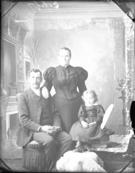 Photograph of  John Ingles and his family