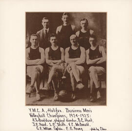 Photograph of YMCA Halifax Business Men's Volleyball Team