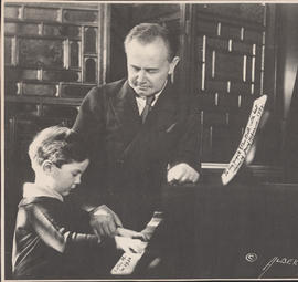 Josef Hofmann with Anton H. at piano