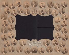 Photographic collage of the Dalhousie University Arts, Science, and Letters class of 1899