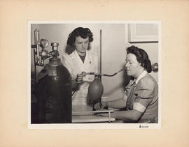 Photograph of Outpatient and Public Health Clinic, aerosol penicillin treatment