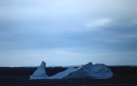 Photograph of an iceberg in the Hudson Strait