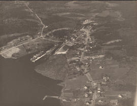 Aerial photograph of Sheet Harbor, Nova Scotia