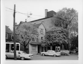 Photograph of the exterior of the Island Telephone Company central office, taken from the left