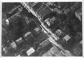 Aerial photograph of Arthur Stanley MacKenzie's funeral procession