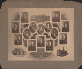 Composite photograph of Faculty of Medicine, Faculty & Class of 1907