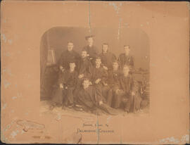 Photograph of Dalhousie College Senior class of 1884