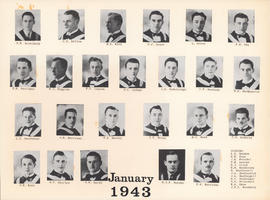 Composite Photograph of the Faculty of Medicine - Class of 1943 (January)