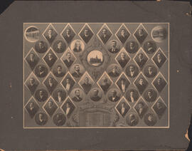 Composite photograph of Faculty and Senior Class in Arts and Science, 1904