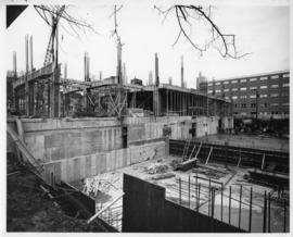 Photograph of the Sir Charles Tupper Medical Building construction