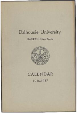 Calendar of Dalhousie University, Halifax, Nova Scotia : 1936-1937