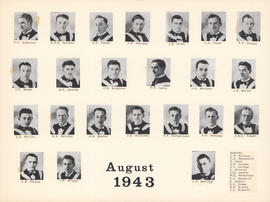 Composite Photograph of the Faculty of Medicine - Class of 1943 (August)