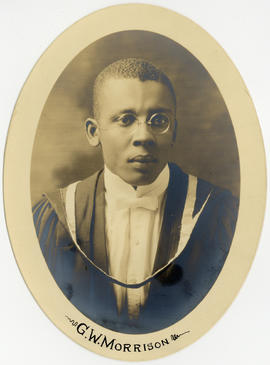 Portrait of George Wendell Morrison : Class of 1921