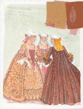 Costume design for Ladies at the Ball