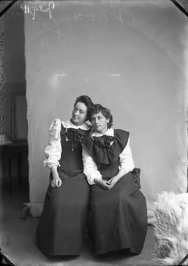 Photograph of Miss. A. G. Henderson and unknown individual