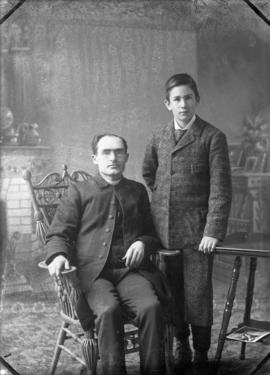 Photograph of Dr. Chisholm and son