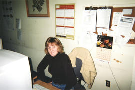 Photograph of Kellogg Library Serials Staff Member Vicky Lines