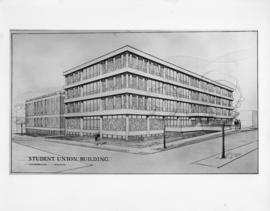 Drawing of the Student Union Building