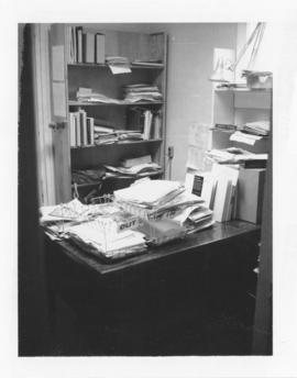 Photograph of the Librarian's office in the Medical-Dental Library
